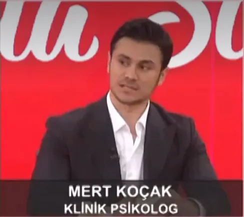 Klinik Psikolog Mert Koçak televizyon programında konuk
