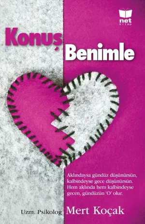 Klinik Psikolog Mert Koçak'ın Konuş Benimle kitabının kapağı